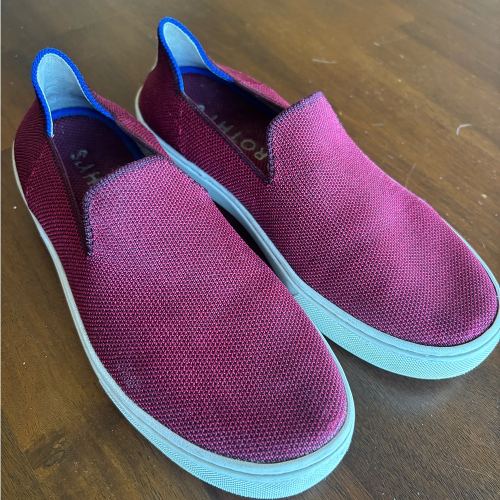 Rothy's Women's Original Slip On Sneaker in Garnet